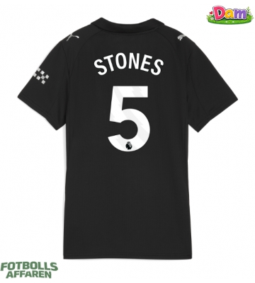 Manchester City John Stones #5 Bortatröja Kvinnor 2025-26 Kortärmad